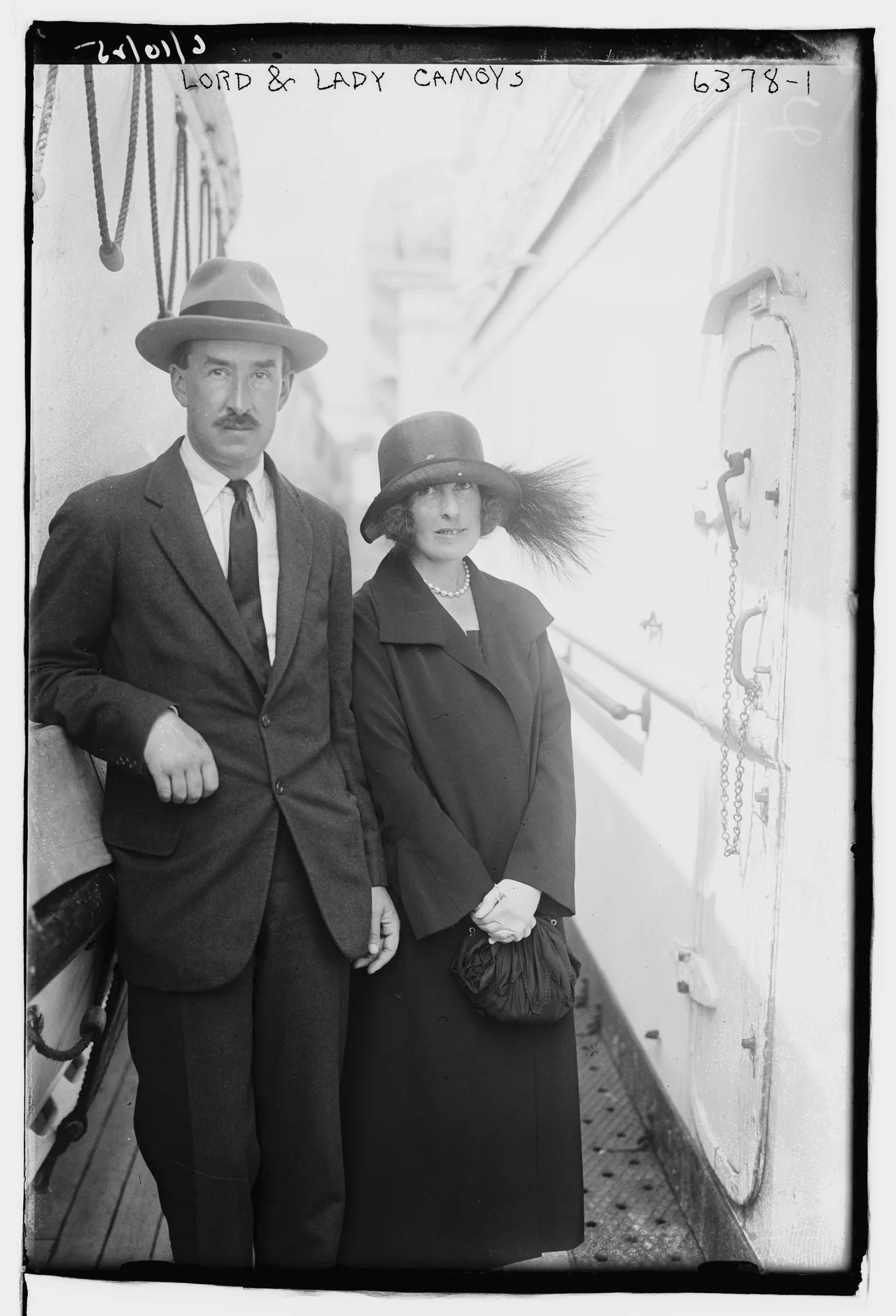 Bain News Service photograph catalogued as Lord and Lady Camoys, from the Library of Congress collection.