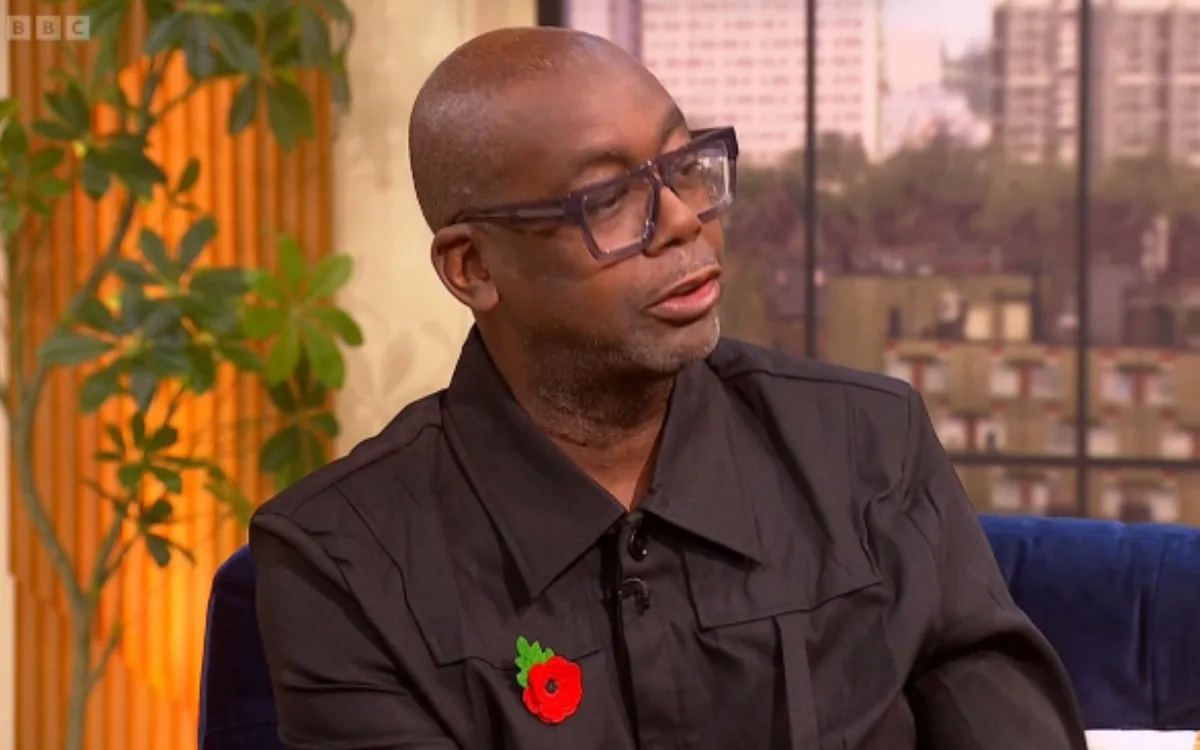 Patrick Vernon speaking during a debate about King Charles, slavery and reparations on BBC Sunday Morning Live, 25 October 2026.